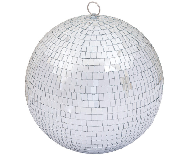 Ασημί Disco Πλαστική Χριστουγεννιάτικη Μπάλα 25cm