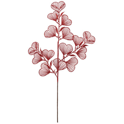 Κόκκινο Χριστουγεννιάτικο Διακοσμητικό Κλαδί 69(Η)cm