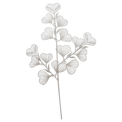 Λευκό Χριστουγεννιάτικο Διακοσμητικό Κλαδί 69(Η)cm