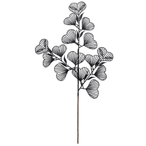 Μάυρο Χριστουγεννιάτικο Διακοσμητικό Κλαδί 69(Η)cm