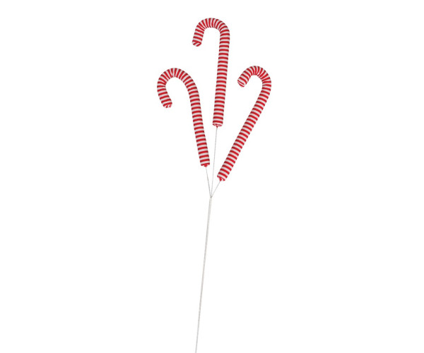 Χριστουγεννιάτικο Κλαδί Με Μπαστούνια 72cm