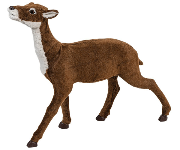 Καφέ Χριστουγεννιάτικο Διακοσμητικό Ελάφι 66 x 67(h)cm