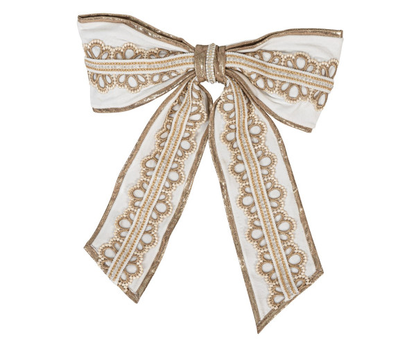 Χρυσός Χριστουγεννιάτικος Φιόγκος 45cm