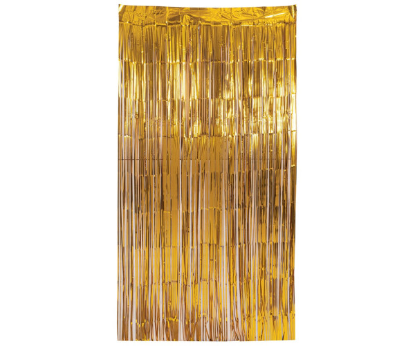 Χρυσή Μεταλλιζέ Διακοσμητική Κουρτίνα 100 x 200(h)cm