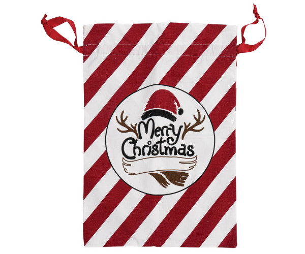 Πάνινος Χριστουγεννιάτικος Σάκος 50 x 70(h)cm