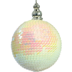 Πλαστική Χριστουγεννιάτικη Μπάλα 8cm ,Σέτ/4