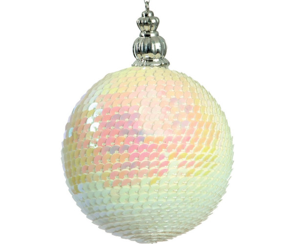 Πλαστική Χριστουγεννιάτικη Μπάλα 8cm ,Σέτ/4