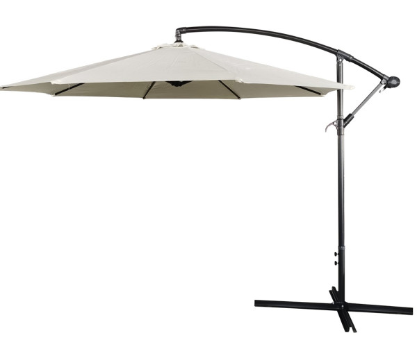 Γκρί Ανταλλακτικό Πανί Στρογγυλής Ομπρέλας 300cm Με 8 Ακτίνες