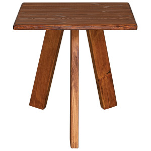 Ξύλινο Τετράγωνο Τραπέζι Με Ξύλο Πέυκου 60 x 60 x 73(h)cm