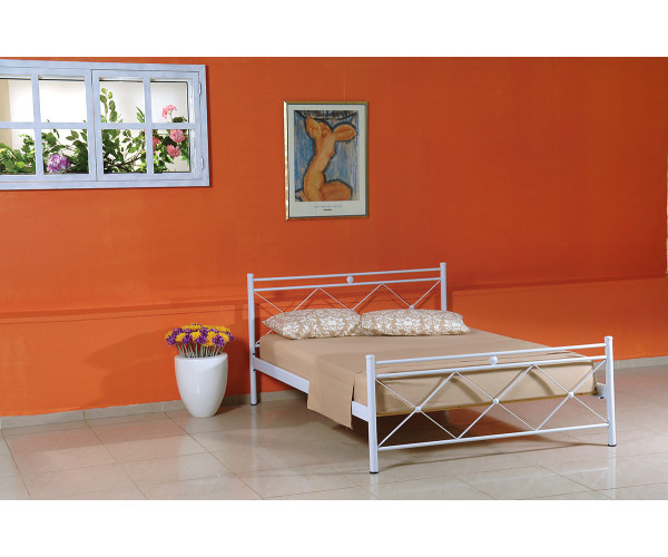 King Size Μεταλλικό Κρεβάτι Χιαστί 168 x 208cm King Size Μεταλλικό Κρεβάτι Χιαστί 168 x 208cm