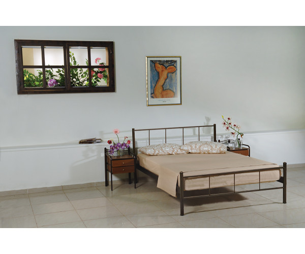 King Size Μεταλλικό Κρεβάτι Απιστία 208 x 168cm King Size Μεταλλικό Κρεβάτι Απιστία 208 x 168cm