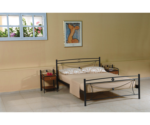 King Size Μεταλλικό Κρεβάτι Μαργαρίτα 168 x 208cm King Size Μεταλλικό Κρεβάτι Μαργαρίτα 168 x 208cm