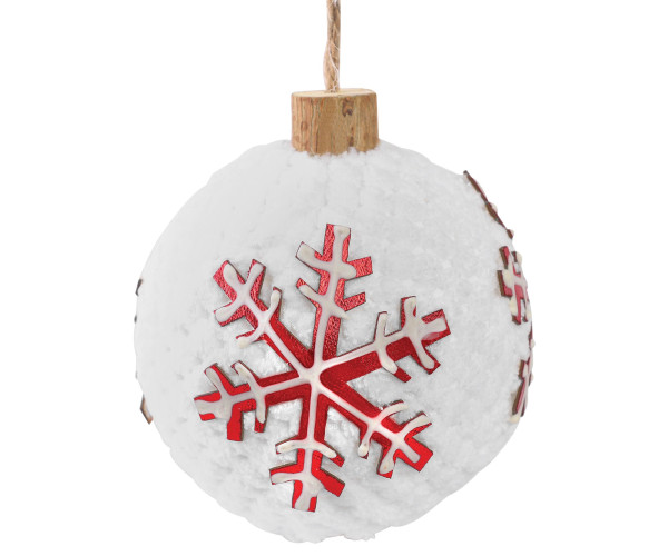 Πλαστική Χριστουγεννιάτικη Μπάλα 8cm