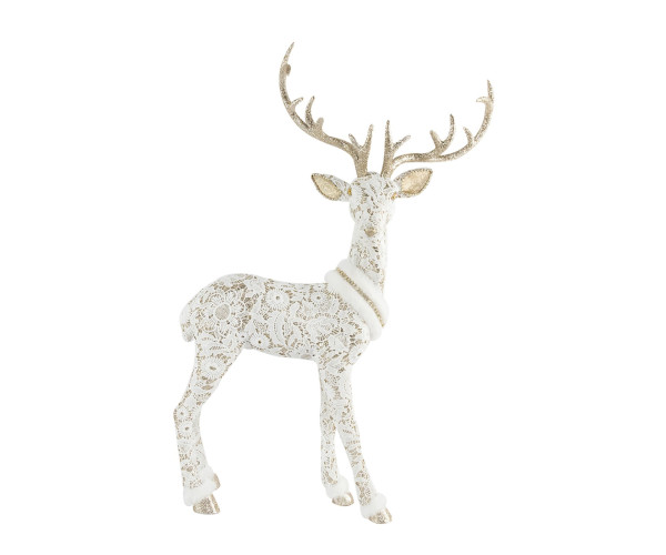 Χριστουγεννιάτικο Διακοσμητικό Ελάφι 47 x 20 x 74(h)cm