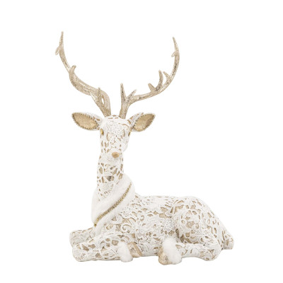 Χριστουγεννιάτικο Διακοσμητικό Ελάφι 41 x 23 x 49(h)cm