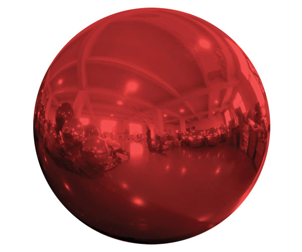 Κόκκινη Φουσκωτή Διακοσμητική Χριστουγεννιάτικη Μπάλα 180cm