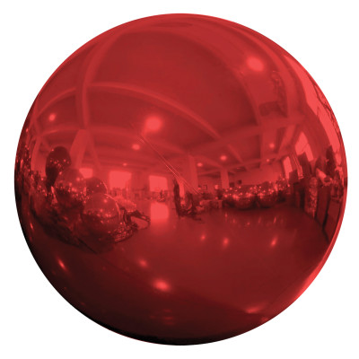 Κόκκινη Φουσκωτή Διακοσμητική Χριστουγεννιάτικη Μπάλα 60cm