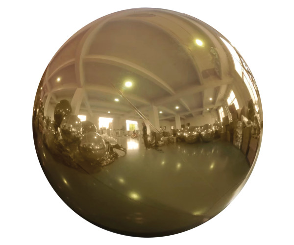 Χρυσή Φουσκωτή Διακοσμητική Χριστουγεννιάτικη Μπάλα 100cm