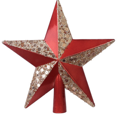 Πλαστική Χριστουγεννιάτικη Κορυφή Δέντρου 20(h)cm