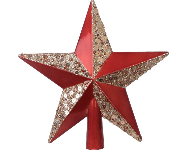 Πλαστική Χριστουγεννιάτικη Κορυφή Δέντρου 20(h)cm