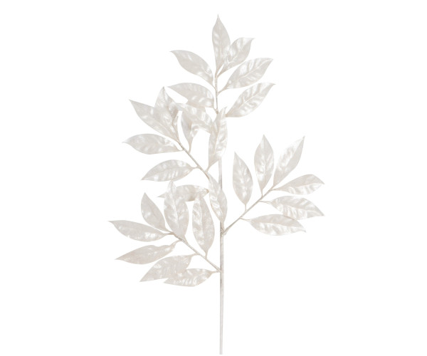 Λευκό Χριστουγεννιάτικο Διακοσμητικό Κλαδί 70(Η)cm