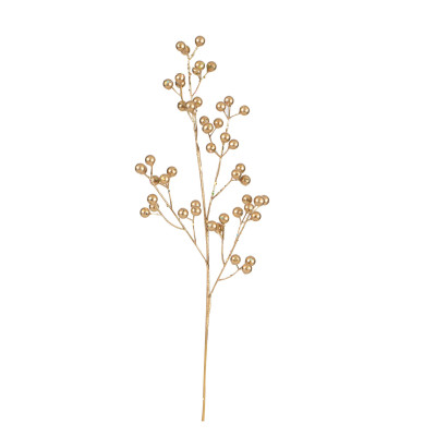 Χρυσό Χριστουγεννιάτικο Διακοσμητικό Κλαδί 63cm