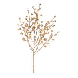 Χρυσό Χριστουγεννιάτικο Διακοσμητικό Κλαδί 43cm