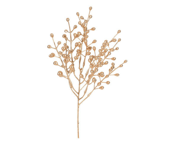 Χρυσό Χριστουγεννιάτικο Διακοσμητικό Κλαδί 43cm