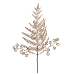 Σαμπανί Χριστουγεννιάτικο Διακοσμητικό Κλαδί 31cm