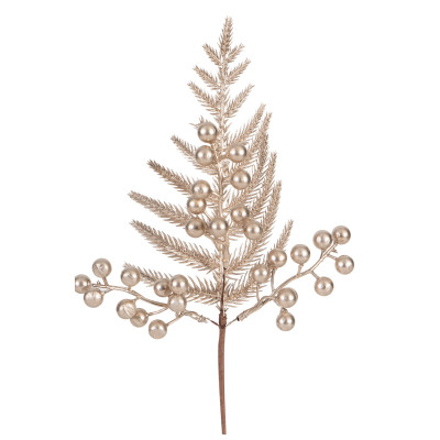 Σαμπανί Χριστουγεννιάτικο Διακοσμητικό Κλαδί 31cm