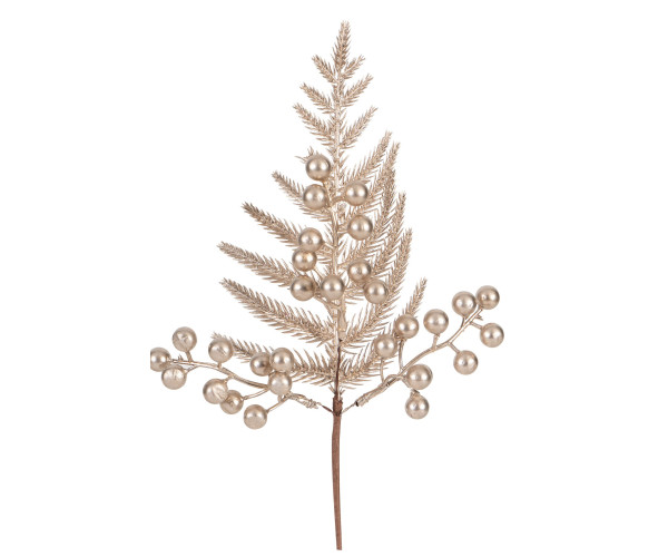 Σαμπανί Χριστουγεννιάτικο Διακοσμητικό Κλαδί 31cm