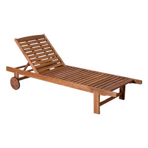Ανακλινόμενη Ξαπλώστρα 197 x 74 x 33(h) cm ,Acacia Wood