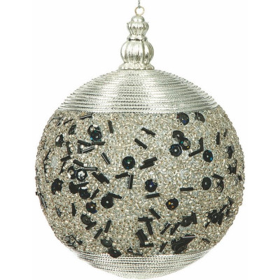 Πλαστική Χριστουγεννιάτικη Μπάλα 10cm,Σέτ/4