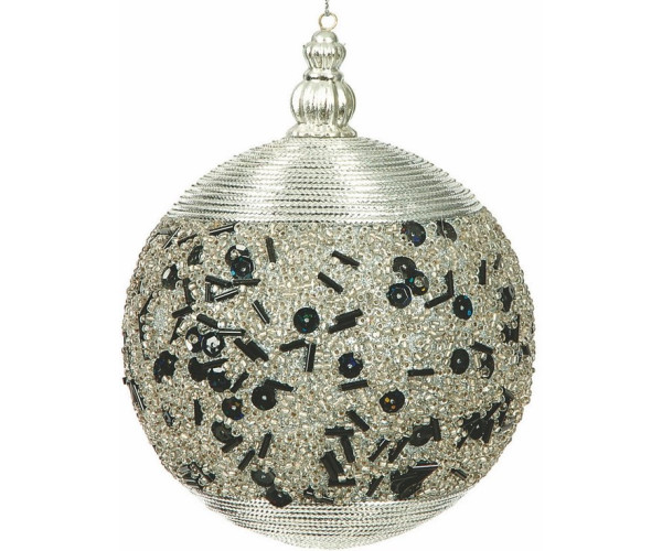 Πλαστική Χριστουγεννιάτικη Μπάλα 8cm,Σέτ/6