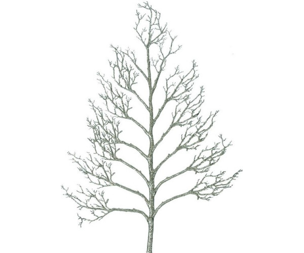 Χριστουγεννιάτικο Διακοσμητικό Ξερόκλαδο Με Γκλίτερ 220cm