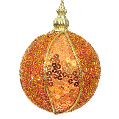 Πλαστική Χριστουγεννιάτικη Μπάλα 8cm,Σέτ/6