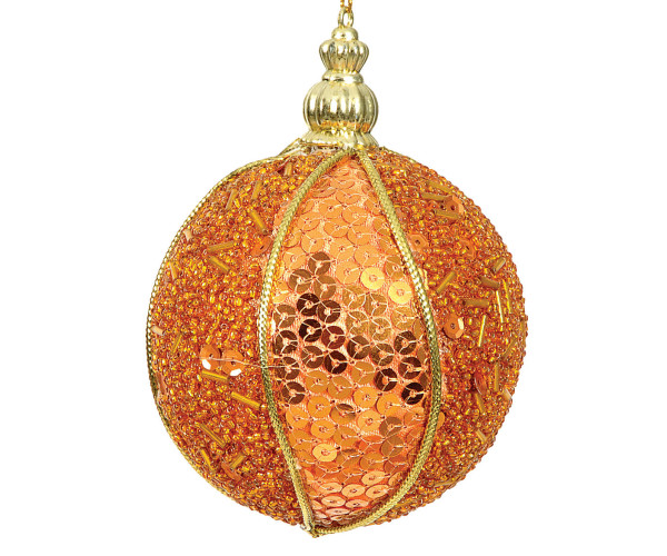 Πλαστική Χριστουγεννιάτικη Μπάλα 8cm,Σέτ/6