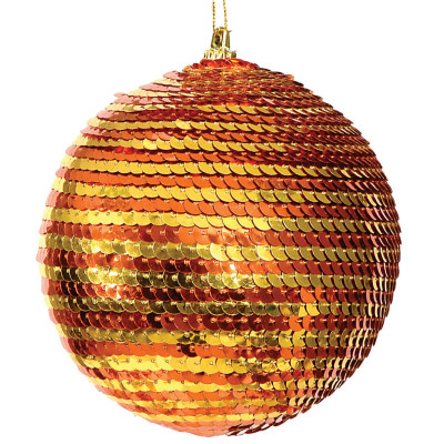 Πλαστική Χριστουγεννιάτικη Μπάλα 8cm,Σέτ/6