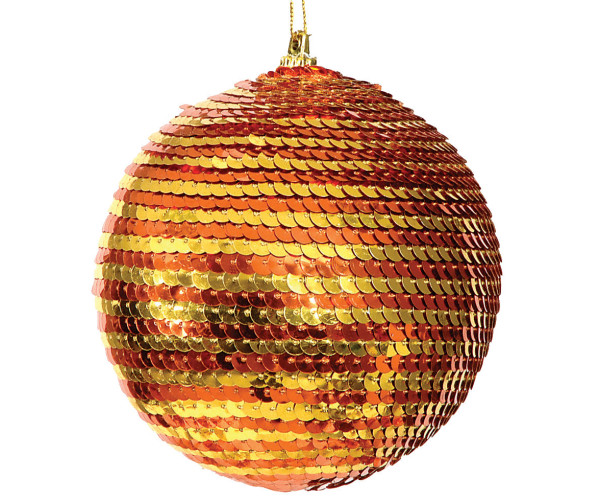 Πλαστική Χριστουγεννιάτικη Μπάλα 8cm,Σέτ/6