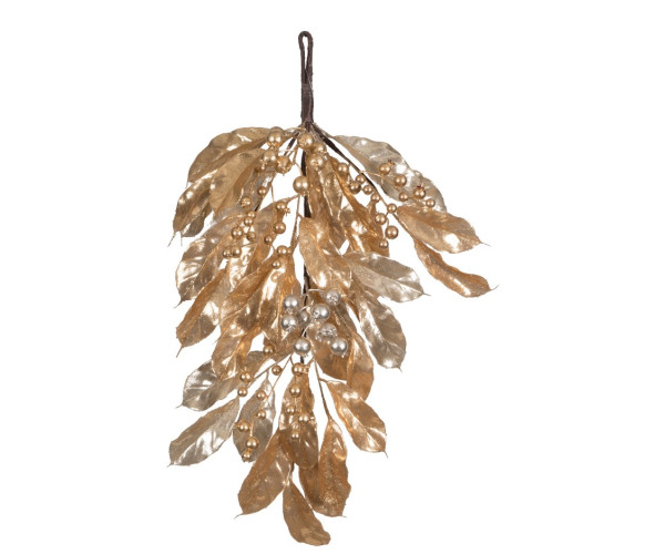 Χριστουγεννιάτικο Κλαδί Δάκρυ Με Γκι 70cm