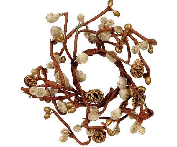 Χριστουγεννιάτικο Διακοσμητικό Στεφάνι 10cm