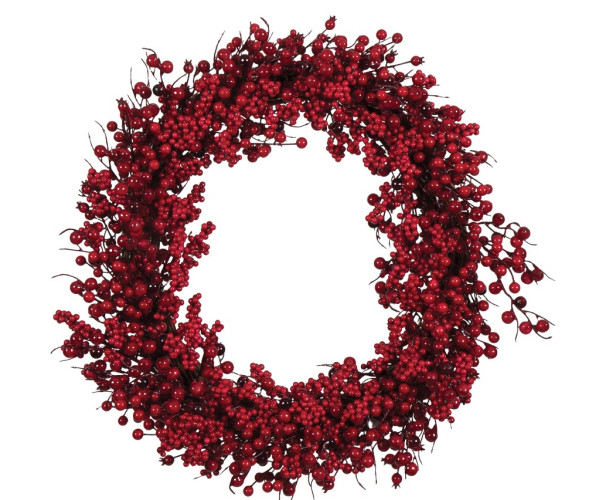 Χριστουγεννιάτικο Στεφάνι Γκί 70cm