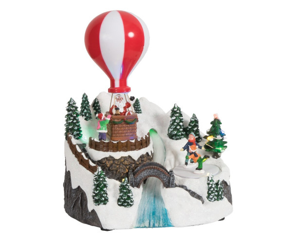 Χριστουγεννιάτικο Διακοσμητικό Όπτικαλ Με Μουσική Και Κίνηση Μπαταρίας , 21,5 x 18,5 x 26cm