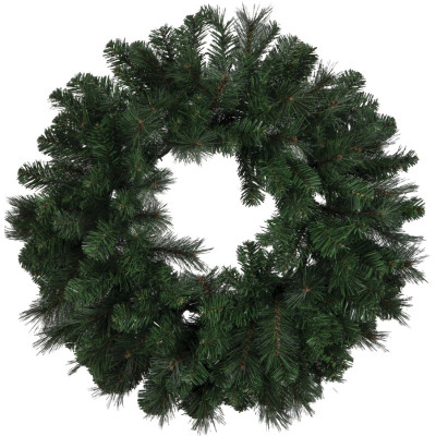 Πράσινο Mix Pvc Χριστουγεννιάτικο Στεφάνι Ø 75cm