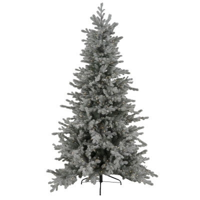 Χιονισμένο Χριστουγεννιάτικο Δέντρο Αχέροντας Με 350Led Θερμό Φωτισμό 8 Προγραμμάτων 