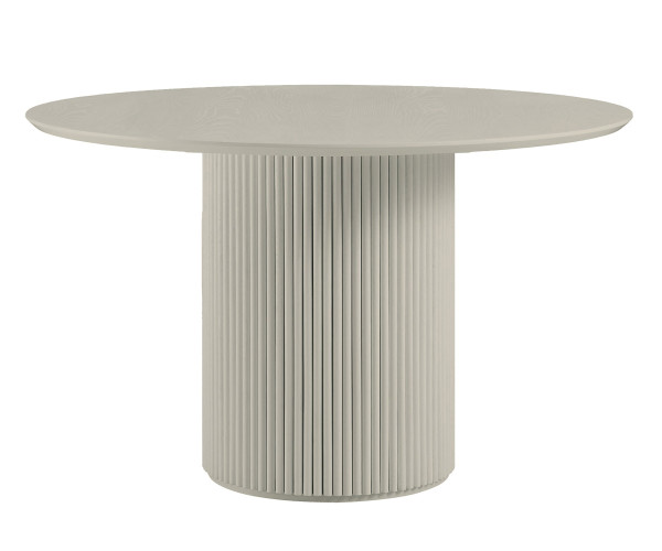 Κρέμ Τραπέζι Ροτόντα Με Σκελετό Αλουμινίου 120 x 75(h)cm