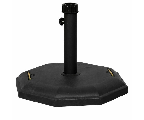 Μάυρη Τσιμεντένια Βάση Ομπρέλας 27Kgr , ⌀ 50cm