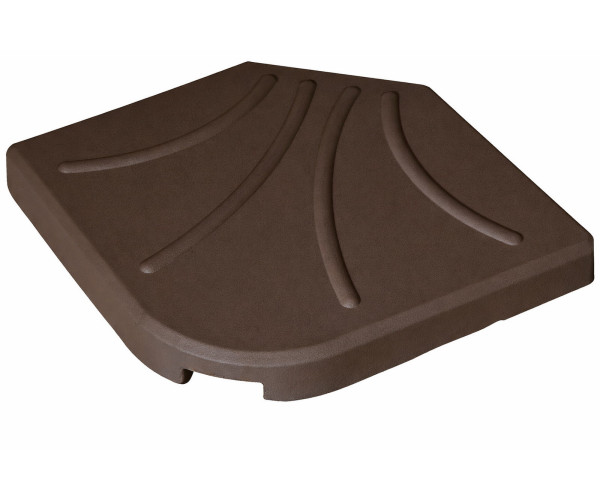 Καφέ Βάση Πλάκα 50 x 50cm Για Γωνιακές Ομπρέλες 25Kgr
