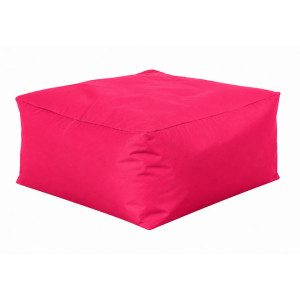 Κόκκινο Αδιάβροχο Ανεξίτηλο Πούφ 75x75x35(h)cm