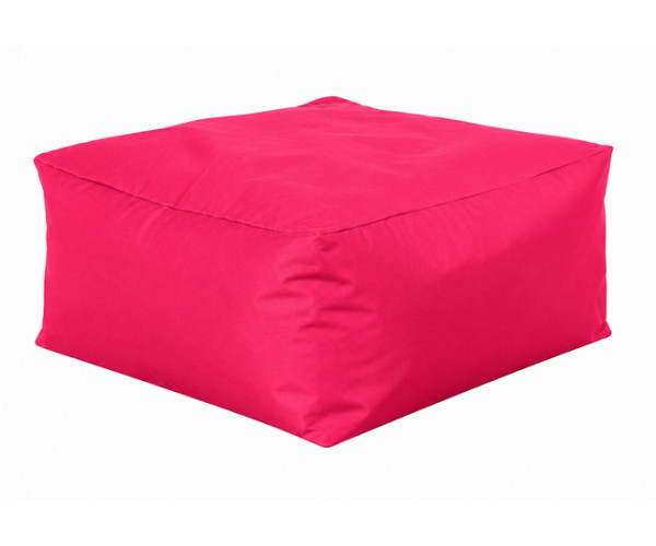 Κόκκινο Αδιάβροχο Ανεξίτηλο Πούφ 75x75x35(h)cm